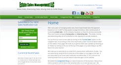 Desktop Screenshot of estatesalesmanagement.com